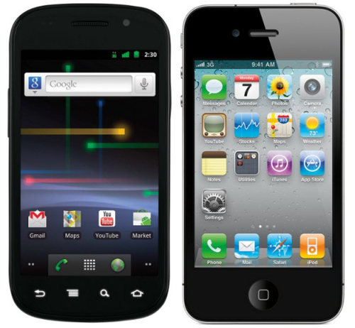 Nexus S ve iPhone 4 karşılaştırması